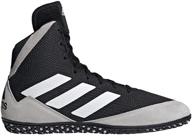 adidas wizard wrestling shoes white men's shoes logo