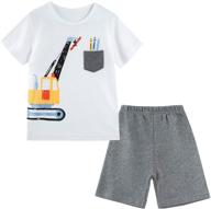 sunfeid toddler shorts cotton clothes logo