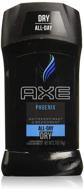 🪒 axe phoenix dry antiperspirant invisible solid sticks - 2.7oz (pack of 4) logo