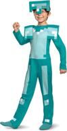 🔥 authentic minecraft armor classic jumpsuit costume: unleash your inner pixelated adventure! logo