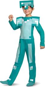 img 4 attached to 🔥 Authentic Minecraft Armor Classic Jumpsuit Costume: Unleash Your Inner Pixelated Adventure!