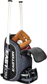 img 2 attached to 🎒 EASTON GAME READY Bat &amp; Equipment Backpack Bag, 2021, Baseball Softball, Dual Bat/Water Bottle Pockets, Ventilated Main Compartment, Ventilated Shoe Pocket, Zippered Valuables Pocket, Fence Hook