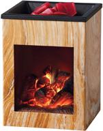 🔥 enhance your home with the collections etc unique fireplace electric wax warmer - experience realistic fire and delightful fragrances logo