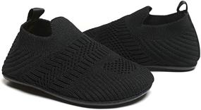 img 2 attached to WoomuZon Toddler Slippers: Lightweight Boys' Shoes for Slippers (MS2065Black23) - Comfortable and Stylish Footwear for Kids