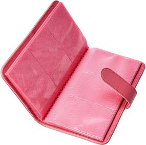 img 2 attached to 📸 Amazon Basics Flamingo Pink Wallet Album for 108 Instax Mini Photos: Keep Your Memories Organized!