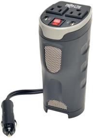 img 1 attached to 🚗 Tripp Lite PV200CUSB Car Power Inverter: 200W Cup Holder Design, 2 Outlets & 2 USB Ports, Gray