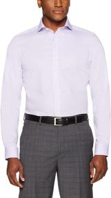 img 2 attached to 👔 Effortless Style: BUTTONED Fitted Cutaway Collar Non Iron Sleeve – Wrinkle-Free Elegance Made Easy