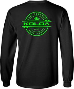 img 1 attached to Joe's USA Koloa Long Sleeve Thruster Logo Heavy Cotton T-Shirts: Regular, Big & Tall - Ultimate Comfort and Style!