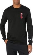 high-performing men's heritage long sleeve tee by champion logo