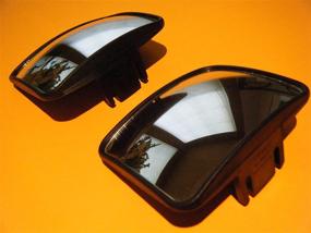 img 3 attached to 🏌️ Golf Cart Side View Mirrors: Tecscan Seeseasy Mini Wide-Angle Non-Adjusting Mirrors for Limited Spaces & Trails