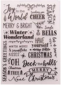 img 4 attached to Christmas Plastic Embossing Scrapbook Template
