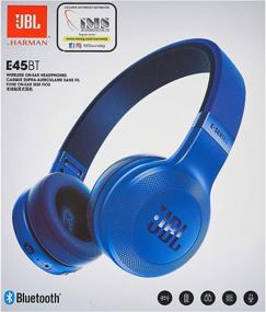 img 1 attached to JBL E45BT On-Ear Wireless Headphones (Blue): Enhanced Audio Experience