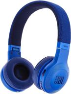 jbl e45bt on-ear wireless headphones (blue): enhanced audio experience logo