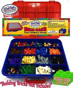 img 3 attached to Toy Stop Brik Kase: The Ultimate Organizer Container for Building Toys & Accessories