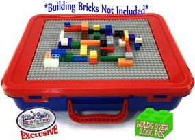 img 2 attached to Toy Stop Brik Kase: The Ultimate Organizer Container for Building Toys & Accessories