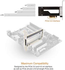img 2 attached to ICY DOCK ToughArmor MB840M2P-B: Эффективный M.2 NVMe SSD для разъема PCIe 3.0 x4 Сменный SSD-мобильный карман для расширительного слота PCIe.