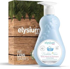 img 4 attached to Elysium Baby Organic Shampoo and Body Wash: Tear-Free, Vegan, and Hypoallergenic with Aloe Vera & Vitamin B5 - Perfect for Newborns!