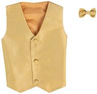 👔 boys' clothing set with vest clip and bowtie logo
