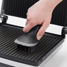 img 3 attached to 🧹 Efficient Cleaning with OXO Good Grips Electric Grill and Panini Press Brush, Black