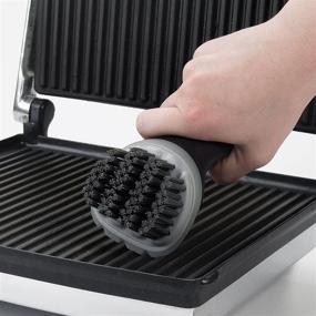 img 2 attached to 🧹 Efficient Cleaning with OXO Good Grips Electric Grill and Panini Press Brush, Black