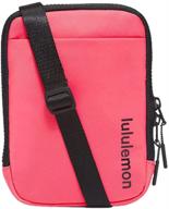 lululemon easy access crossbody guava women's handbags & wallets for crossbody bags logo