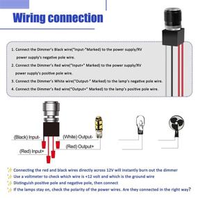 img 2 attached to 🔌 ALOVECO 12V DC Регулятор яркости: идеально подходит для автодомов, кемперов, грузовиков, морских судов и многого другого!