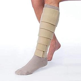 img 1 attached to 👣 BSN Jobst FarrowMed FarrowWrap Basic Legpiece, Tan (Regular-S): Ultimate Leg Support for Exceptional Comfort and Healing