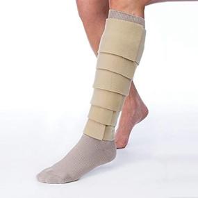 img 2 attached to 👣 BSN Jobst FarrowMed FarrowWrap Basic Legpiece, Tan (Regular-S): Ultimate Leg Support for Exceptional Comfort and Healing