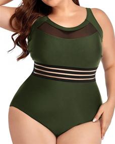 img 2 attached to 👗 Daci Women's Swimsuits - Embrace Vintage Bathing and Effortlessly Stylish Clothing and Cover Ups