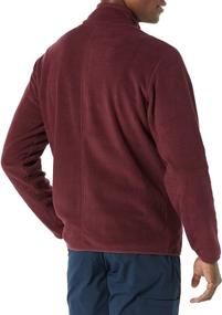 img 3 attached to 🔥 Stay Cozy and Stylish: Amazon Essentials Men's Quarter-Zip Polar Fleece Jacket