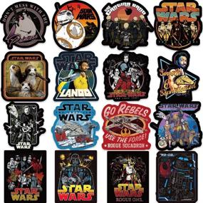 img 3 attached to 🌟 Classic Star Wars Move Stickers for Girls Teens Boys - 100 Pcs Waterproof Vinyl Stickers Pack for Laptop Luggage Phone Waterbottle Bike Hydroflasks - Cool Graffiti Decals (Star Wars-100)