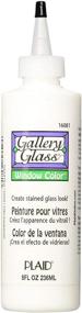 img 1 attached to Shop the Crystal Clear Plaid Gallery Glass Window Color 8oz - No Tint