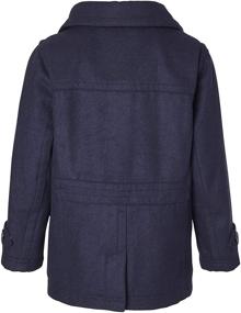 img 2 attached to 🧥 Warm and Stylish Sportoli Classic Sherpa Winter Peacoat for Boys: Trendy and Cozy Outerwear