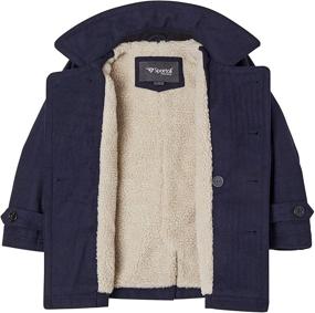 img 1 attached to 🧥 Warm and Stylish Sportoli Classic Sherpa Winter Peacoat for Boys: Trendy and Cozy Outerwear