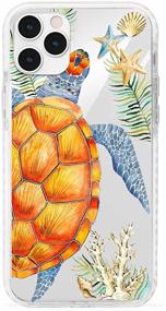 img 4 attached to 🦈 Protect Your iPod Touch 5 with the Shark Compatible Summer Aloha Ocean Collection Sea Shell Sea Turtle Clear Back Case