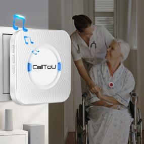 img 3 attached to 📞 CallToU Wireless Caregiver Pager: Smart Call System with 2 SOS Buttons/Transmitters, 3 Receivers for Nurse Calling, Patient Help & Personal Attention - 500+ Feet Range