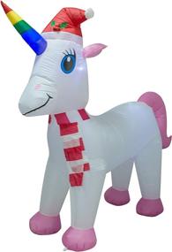 img 4 attached to AJY Inflatable Unicorn Outdoor Decoration