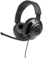 jbl quantum 200 over ear headphones logo