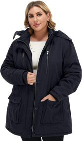 img 1 attached to Soularge Womens Winter Military Windproof Women's Clothing and Coats, Jackets & Vests