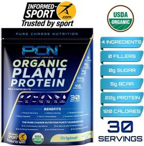 img 2 attached to 🌱 PCN Organic Vegan Protein Powder - Plant-Based, Soy-Free, Gluten-Free, No Sugar, No Fillers, 22g Protein (Original Flavor - 30 Servings)