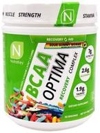 🍬 nutrakey bcaa optima post-workout recovery complex - sugar-free, carb-free, sour gummy worms flavor, 15.55 ounce logo