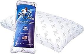 img 4 attached to 🛏️ King Size Premium Series Bed Pillow for Optimal Sleep Experience, High-Quality & Contouring Support, Green Level (Firm)