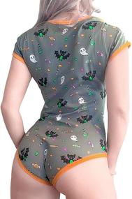 img 2 attached to 👯 Women's LittleForBig Crotch Romper Onesie Adult Clothing