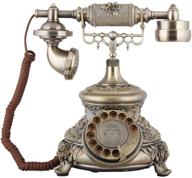 telpal vintage retro rotary dial desk telephone set – antique style home & office phone logo