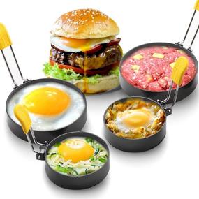 img 4 attached to Non Stick Accessories Breakfast Household Sandwich