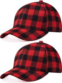 img 4 attached to Classic Baseball Red Black Checkered Christmas