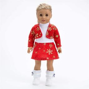 img 3 attached to 👗 Howona Inch Doll Clothes for Girls: Stylish and Adorable Outfits!