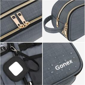 img 1 attached to 💄 Efficiently Organize Your Travel Beauty Essentials with the Gonex Travel Makeup Cosmetic Organizer