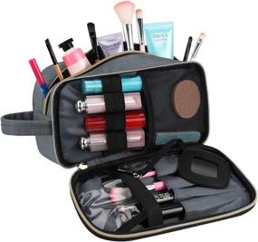 img 3 attached to 💄 Efficiently Organize Your Travel Beauty Essentials with the Gonex Travel Makeup Cosmetic Organizer