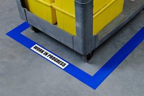 img 3 attached to 🔵 Brady ToughStripe Floor Marking Tape - Blue: Durable and Efficient!